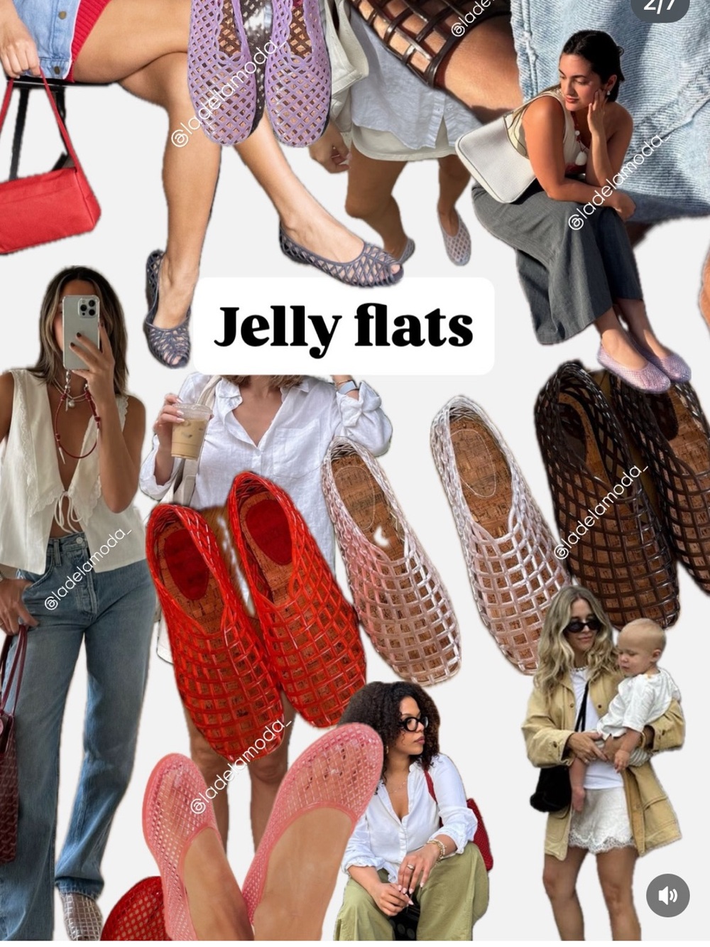 BNWOT Rouge Helium Black Jelly Flats, Sz 8